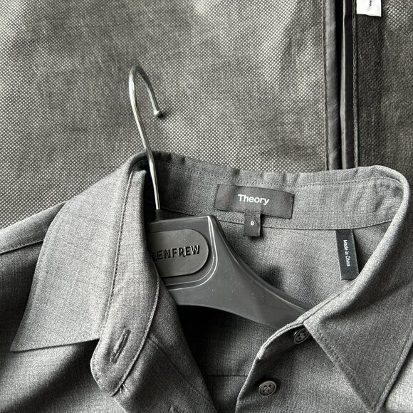 Dress robe grey grise Theory size 8 - Picture 2 of 4